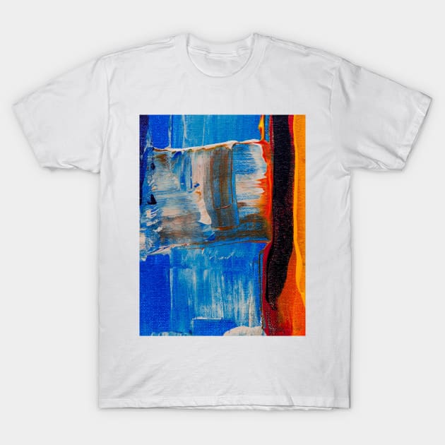 red blue abstract design T-Shirt by Artistic_st